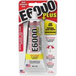 E6000 Clear 1.9 Fl Oz Plus Multipurpose Adhesive-1.9oz