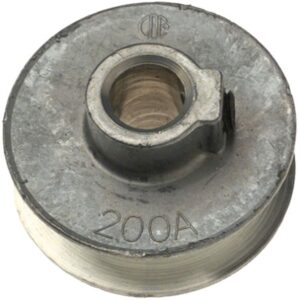 Chicago Die Cast 2 in. D X 1/2 in. D Zinc Single V-Grooved Pulley