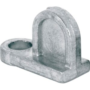 Prime-Line L 5761 Window Screen Clip, Flush, Diecast, Zinc (Pack of 8)