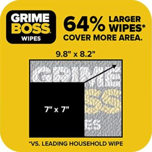 Grime Boss Heavy Duty Wipes Hands, Equipment, Garden, Auto, Camping, 30 Count - Image 4