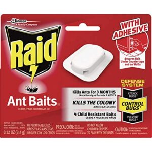 Raid Ant Killer Baits, For Household Use, Kills the Colony, Kills Ants for 3 Months, Child Resistant, 4 Count - Image 5