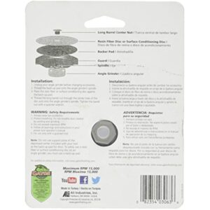 Gator 4 in. Aluminum Oxide Center Mount Fiber Disc - Image 2