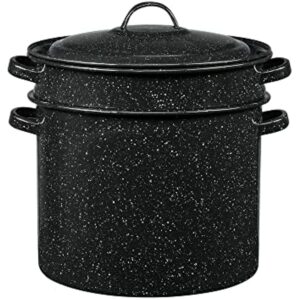 Granite Ware Ceramic Over Steel Blancher 7.5 qt Black - Image 2