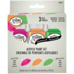 TESTOR CORPORATION Testor 297611 3PK 2OZ Fluo Paint Set - Quantity 6