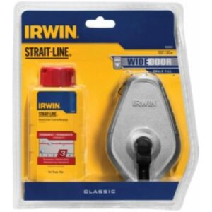 Irwin Strait-Line 4 oz Red Twisted Chalk and Reel Set 100 ft. White - Image 2