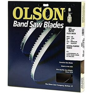 Olson Saw FB08593DB 1/8 by 0.025 by 93-1/2-Inch HEFB Band 14 TPI Regular Saw Blade
