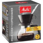 Melitta 6 cups Black Pour-Over Coffee Brewer