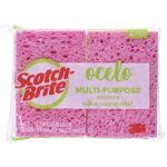 O-Cel-O 7274T Stay Fresh Sponges, 4-11/16-Inch X3-Inch, 4 Count