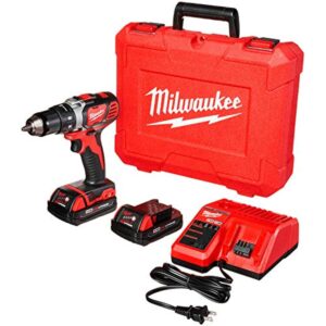Milwaukee 2606-22CT M18 Cordless Drill/Driver Kit, 18 V, Red