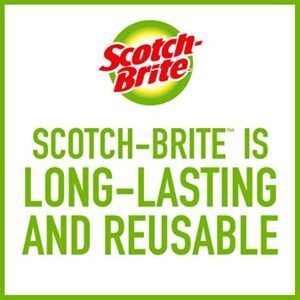 Scotch-Brite Dobie Scrubber, Great for Non-Stick Cookware, White - Image 2