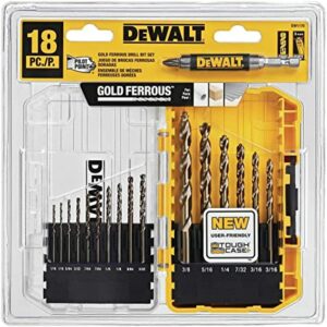 DEWALT 16pc Gold Ferous Pilot Pt Set up to 3/8" - Image 4