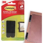 Command Black Picture Hanging Strips, 4 pairs (8 strips), Indoor Use, Medium (17201BLK-ES)