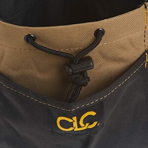 CLC Custom LeatherCraft 1148 Drawstring Bucket Bag, 18 Pocket , Black - Image 5