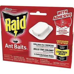 Raid Ant Killer Baits, For Household Use, Kills the Colony, Kills Ants for 3 Months, Child Resistant, 4 Count - Image 3
