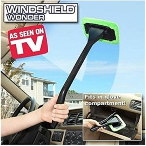 Telebrands Windshield Wonder Microfiber Long Handled Cleaning Tool - Image 3