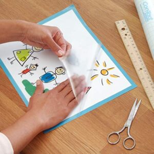 Con-Tact Brand - KIT09FC9993 Creative Covering Self-Adhesive Semi-Transparent Privacy Film Protective Vinyl and Shelf Liner, 18" x 9', Clear Matte - Image 6