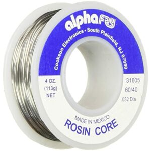 Alpha Fry 4 oz Rosin Core Solder Wire