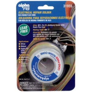 ALPHA METALS AM31955 .062 Diameter Spool Electrical Solder, 3 oz