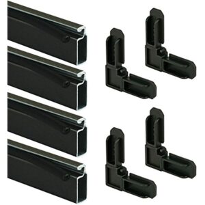 Prime-Line PL 7807 Screen Frame Kit, 5/16 inch x 3/4 inch x 48 inch, Aluminum, Bronze Finish