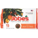 Jobe's 1612 Fruit & Citrus Tree Spikes, 15 Spikes, Brown