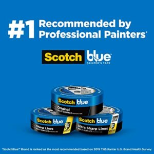 ScotchBlue 1.88 in. W X 60 yd L Blue Medium Strength Painter’s Tape 3 pk - Image 4