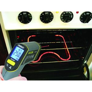 General Tools Non-Contact Digital Laser Temperature Gun, Thermal Detector, -4 to 608 degrees F (-20 to 320 degrees C) – For Cooking/BBQ/Food/Fridge/Pizza Oven/Engine - Image 8