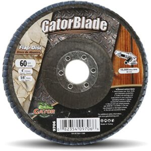 Gator Finishing 9706 60 Grit Aluminum Oxide Grinding and Sharpening (1 Pack), 4"