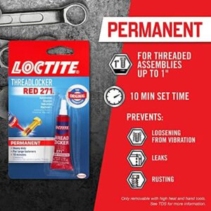 Loctite Threadlocker Red 271,0.20 fl. oz(209741) - Image 6