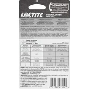 Loctite Threadlocker Red 271,0.20 fl. oz(209741) - Image 7