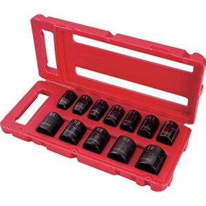 Craftsman 1/2 in. drive Metric 6 Point Shallow Socket Set 12 pc - Image 2
