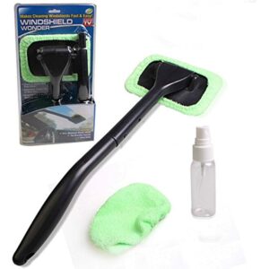 Telebrands Windshield Wonder Microfiber Long Handled Cleaning Tool - Image 2