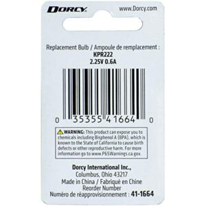 Dorcy 2AA-2.25-Volt, 0.6A Krypton Replacement Bulb, 2-Pack (41-1664) - Image 2
