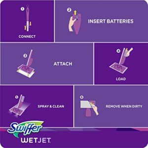 Swiffer Multi Surface Wetjet Hardwood Floor Cleaner Spray Mop Pad Refill, 15 Count - Image 6