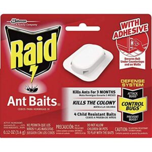 Raid Ant Killer Baits, For Household Use, Kills the Colony, Kills Ants for 3 Months, Child Resistant, 4 Count - Image 2