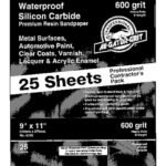 Sandpaper, 180-Grit, 9 x 11-In., 25-Ct.
