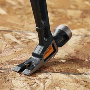 Fiskars 750230-1001 IsoCore 20 oz General Use Hammer, Carpenter Tools, Softgrip, Magnetic Nail Starter Groove, 15.5 inch,Black/Orange - Image 5