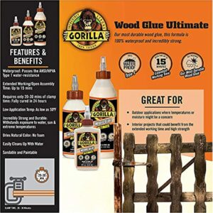 Gorilla WG-U Wood Glue Ultimate: 4 oz. bottle (White) - Image 3