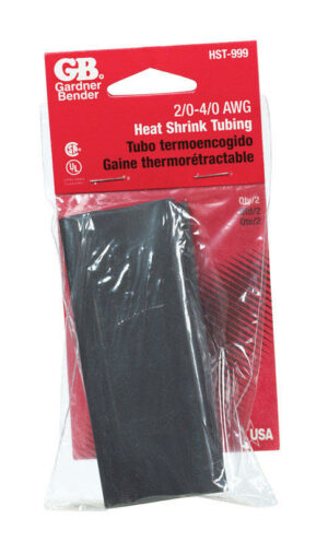 Gardner Bender 1 in. D Heat Shrink Tubing Black 2 pk - Image 2
