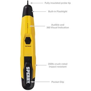 Sperry Instruments Voltage Detector with Flashlight Non-Contact Voltage Tester - Image 2