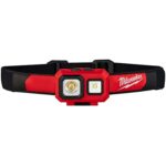 Milwaukee 2104 Spot Flood 450 Lumens Adjustable Hard Hat Headlamp Light
