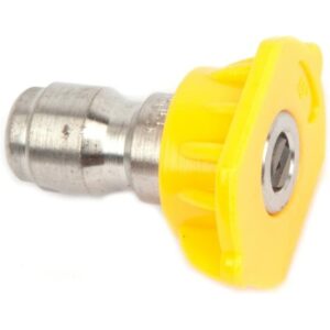 Forney 75154 Pressure Washer Accessories, Quick Connect Spray Nozzle, Chiseling, 15-Degree-by-5.5mm, Yellow - Image 3