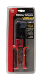 Gardner Bender 2.25 in. Telephone Crimp Modular Plug Tool Black/Red