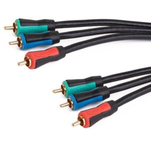 Monster Just Hook It Up 12 ft. L Component Video Cable RCA - Image 2