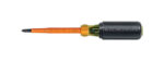 Klein Tools 603-4-INS Insulated Screwdriver, #2 Phillips Tip, 4-Inch