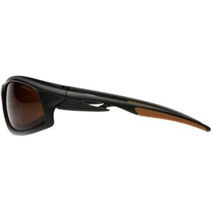 Carhartt Ironside Safety Glasses - Polybag Packaging, Black/Tan Frame, Sandstone Bronze Anti-Fog Lens - Image 3
