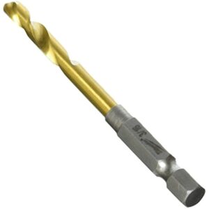 Milwaukee Electric Tool 48-89-4609 Impact Drill Bit, 3/16" Diameter x 3" L, 1-1/8" 35 Degree Helix Flute, 1/4" Hex Shank, 135 Degree