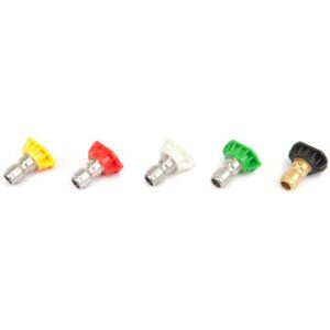 Forney 75148 Pressure Washer Accessories, Spray Nozzle Assortment, Quick Connect, 4.0mm, 5-Piece - Image 2