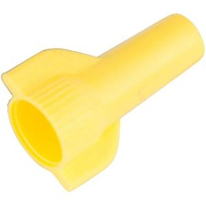 Gardner Bender 25-084 WingGard Twist-On Wire Connectors, 22-10 AWG, Electrical Wire Nut, 25 pk, Yellow - Image 2