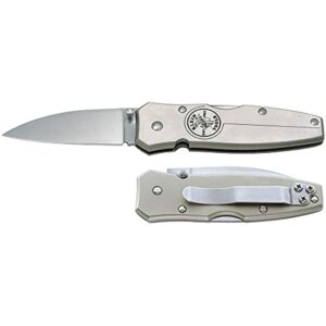 Klein Tools 44001 Leightweight Lockback Knife 2-1/2-Inch Drop-Point Blade
