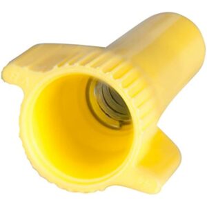 Gardner Bender 25-084 WingGard Twist-On Wire Connectors, 22-10 AWG, Electrical Wire Nut, 25 pk, Yellow - Image 3